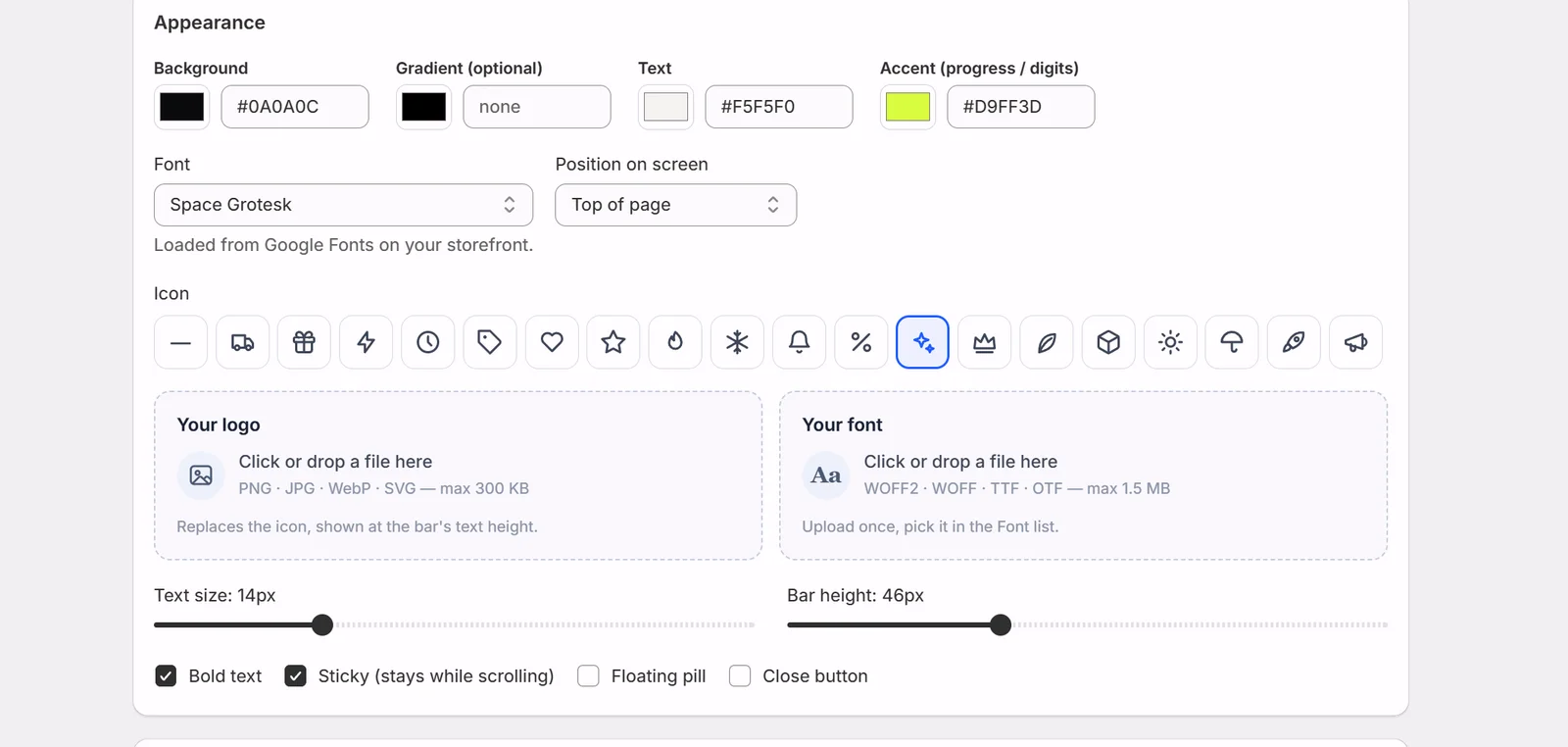 Full design control